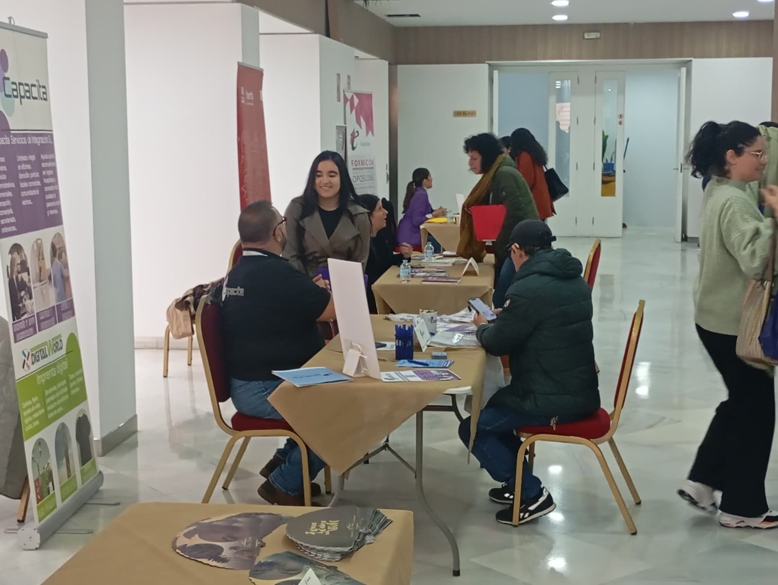 Vista general de la Feria de Empleo