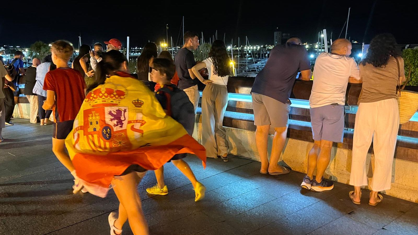 Celebración  de la victoria de España frente a Francia en la semifinal del Mundial 2026 