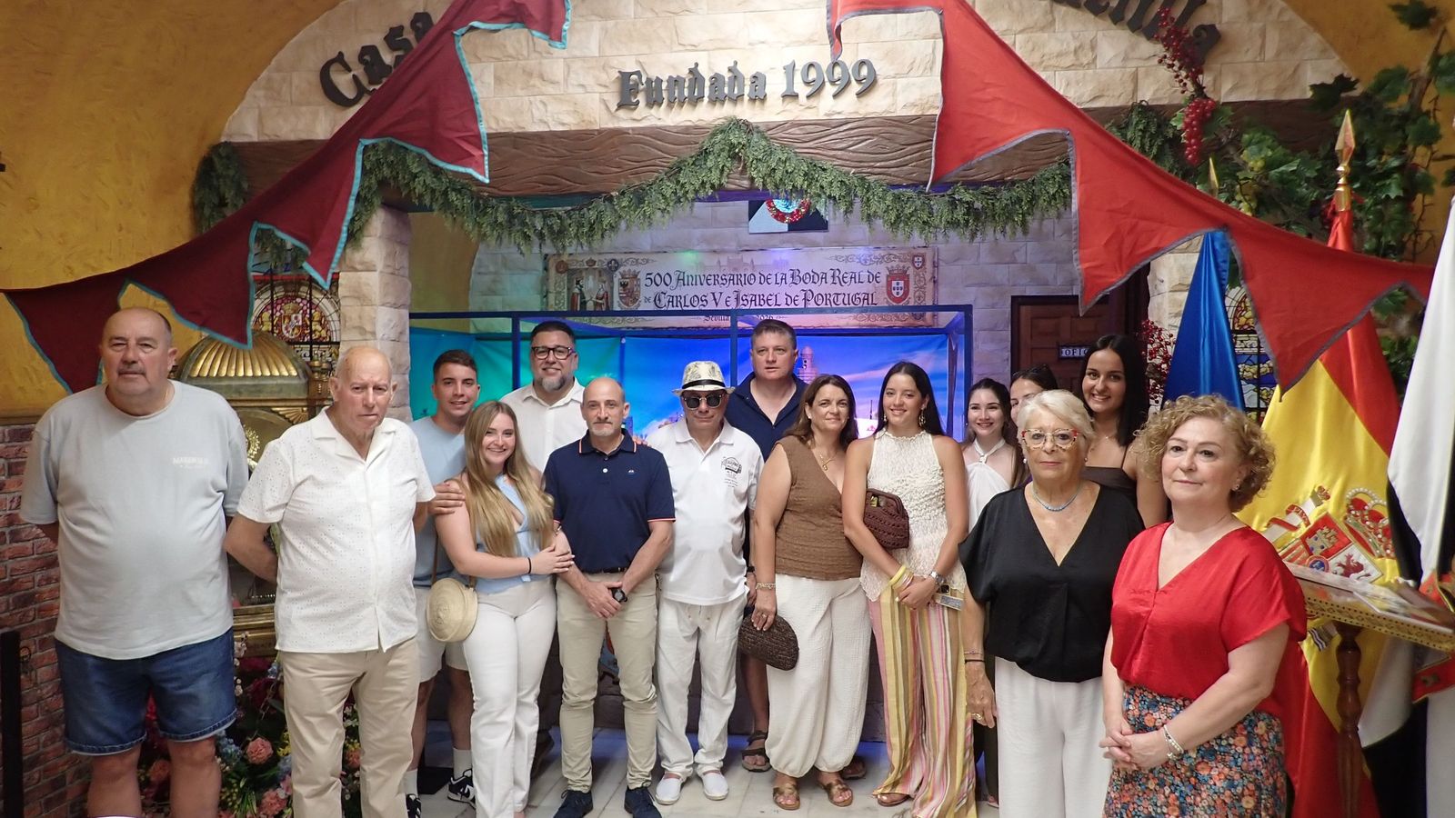 La Casa de Ceuta en Melilla durante la inauguración del diorama