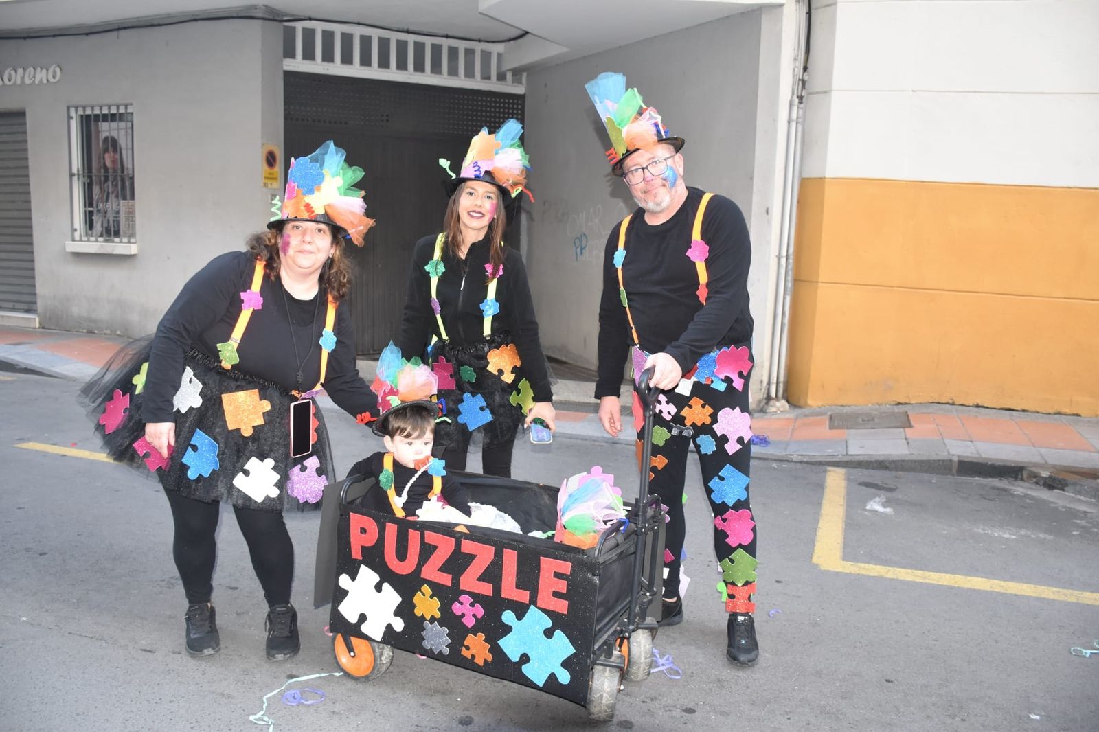 El Carnaval llena de color y ruido las calles del centro