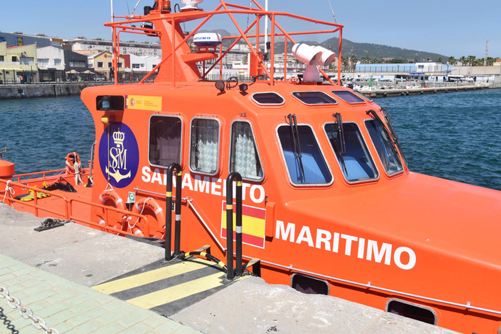 La OPE ensaya una zona de emergencia en el Muelle España