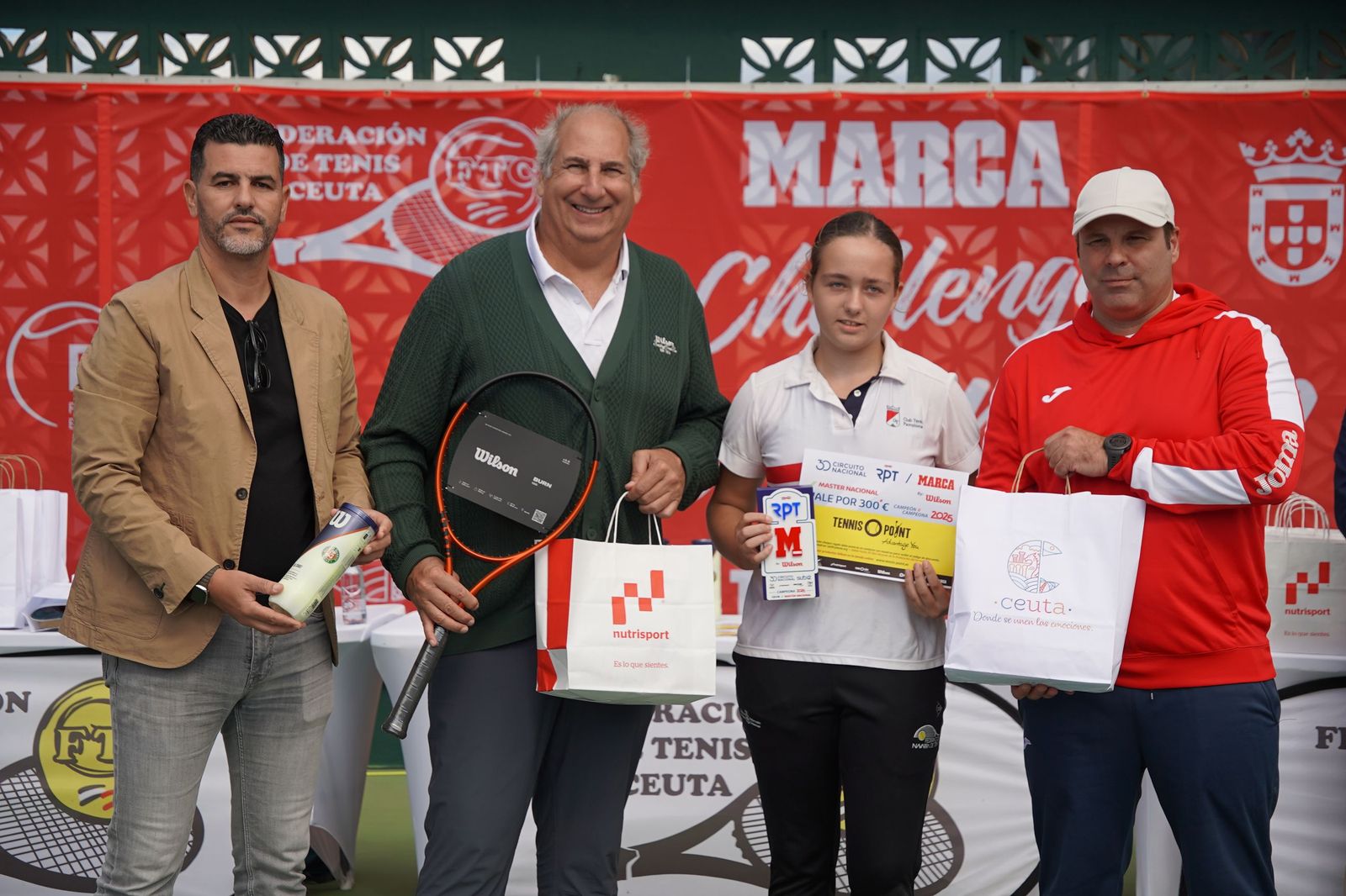 Las finales cierran un brillante 'Máster Nacional RPT Marca Junior Cup Ciudad de Ceuta-CSIF’