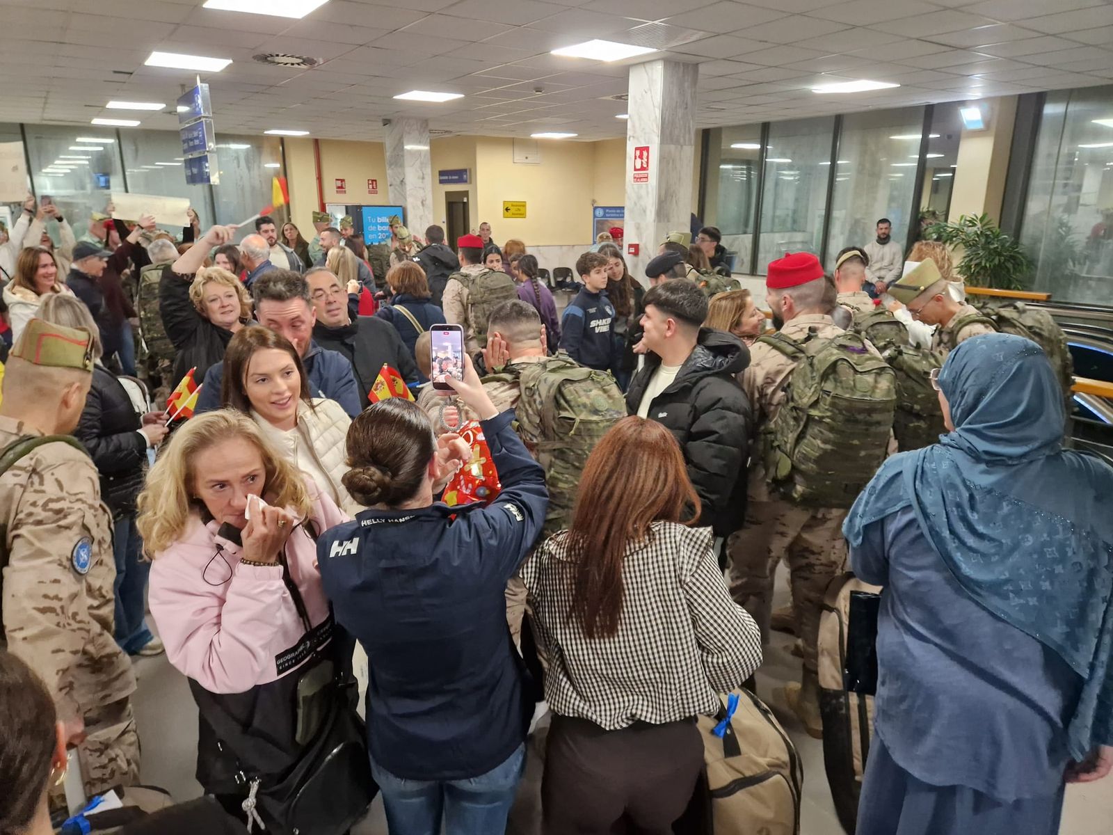 Llegada a la estación marítima de Ceuta
