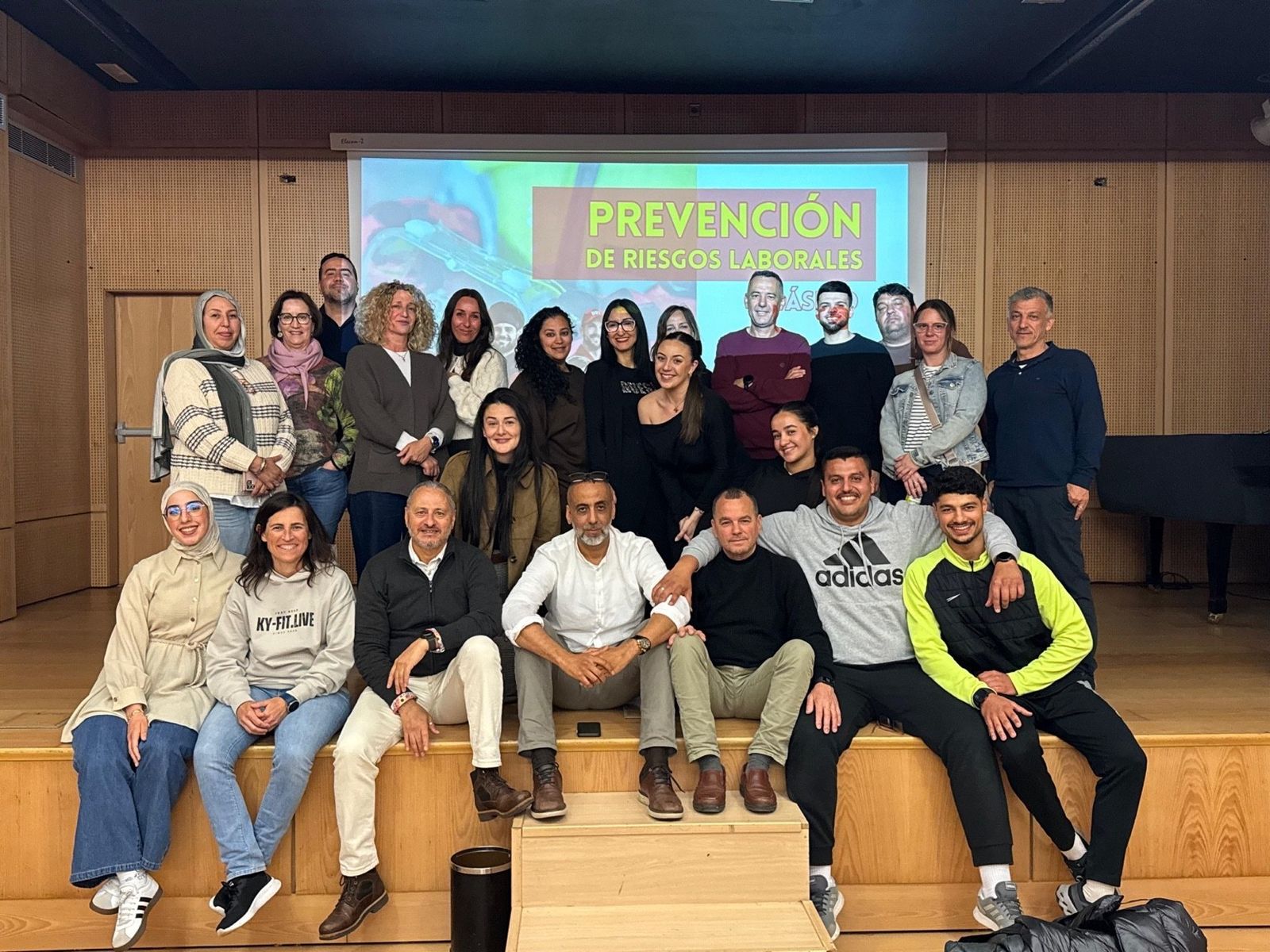 Participantes en el curso