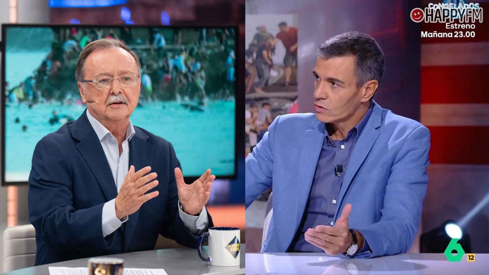 Intervenciones de Juan Vivas y Pedro Sánchez en programas de la televisión nacional