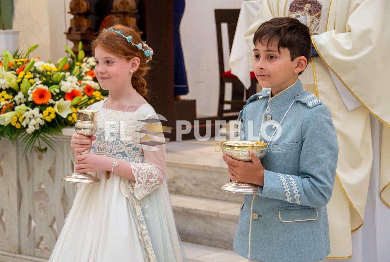 Una primera comunión en la Iglesia de San Francisco