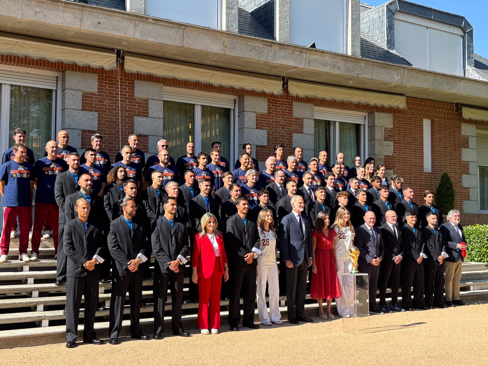 Recepción de los Reyes a la Selección Española