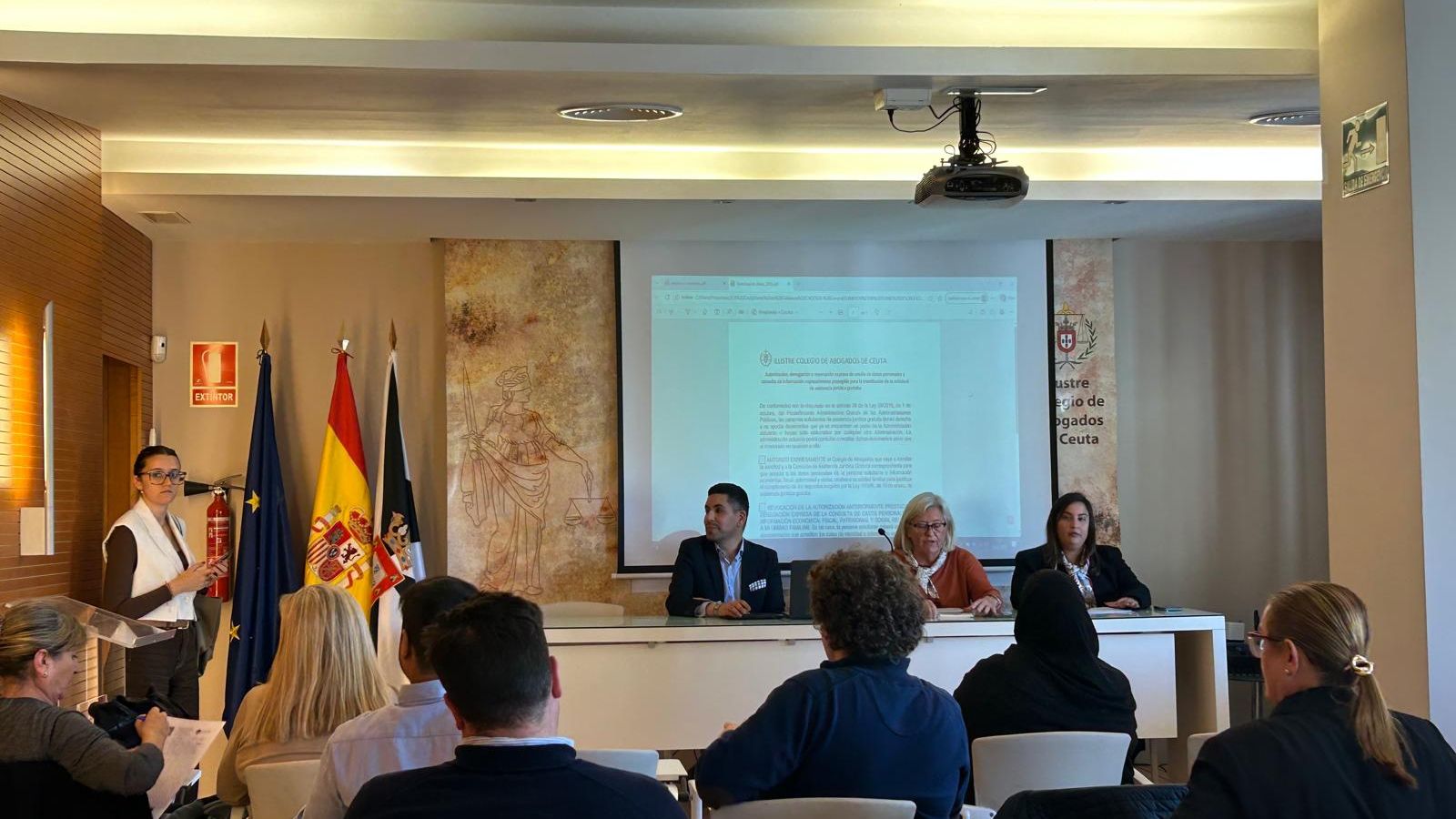 Formación organizada por el Colegio de Abogados de Ceuta sobre el turno de oficio